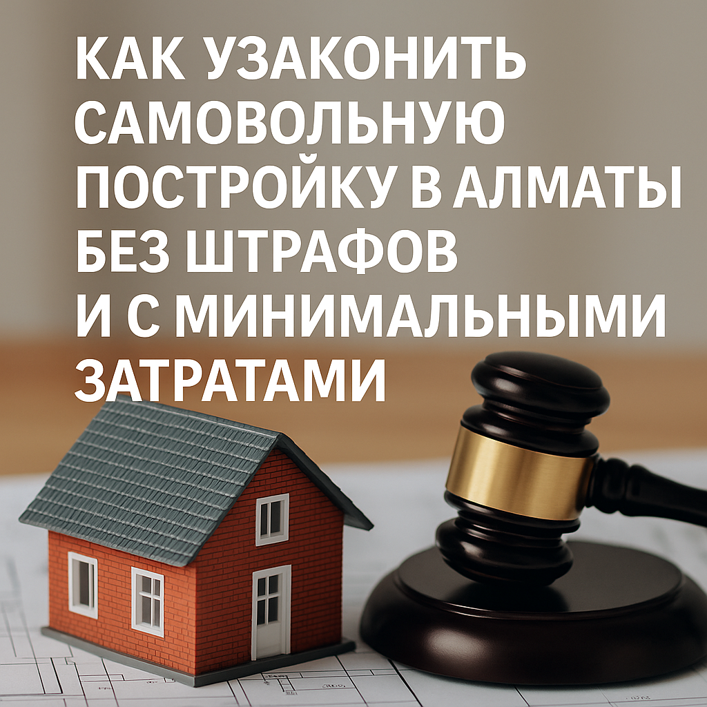 Как узаконить самовольную постройку в Алматы